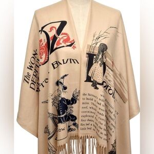 EUC The Wonderful Wizard of Oz Scarf/Shawl